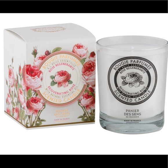 PANIER DES SENS ROSE ESSENTIAL OIL CANDLE MADE IN FRANCE - Picture 2 of 7